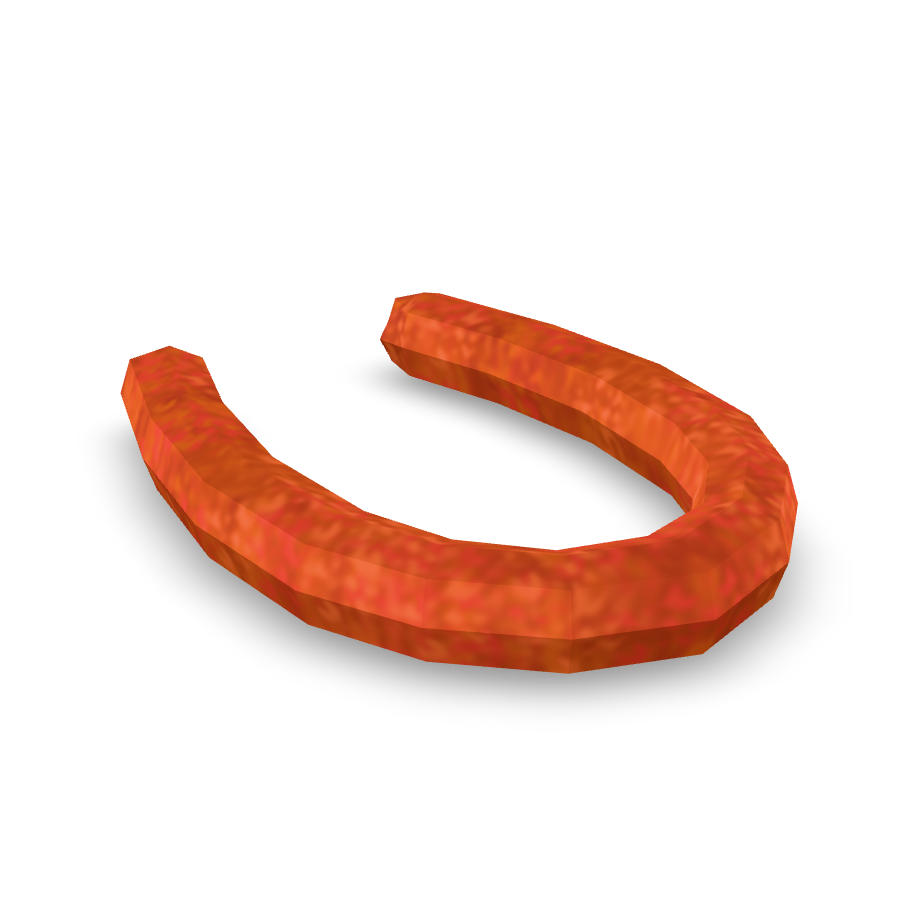 Stylized Horseshoe Prop 3D Model