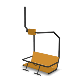 Ski Lift Chair 3D Model
