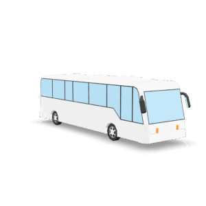 Cartoon Style Bus 3D Model