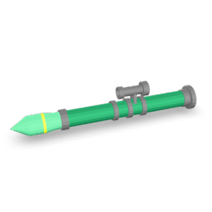 Low Poly Launcher 3D Model