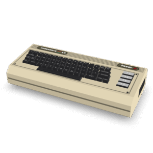 Commodore 64 Keyboard 3D Model