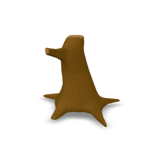Stylized Tree Stump 3D Model