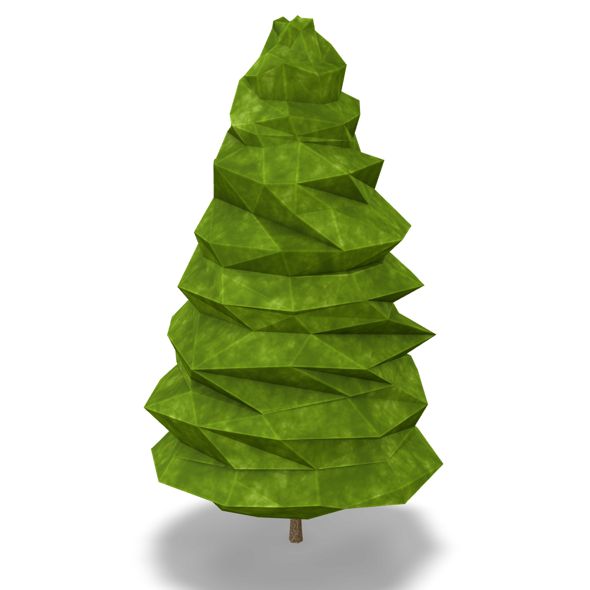 Low Poly Fir Tree 3D Model