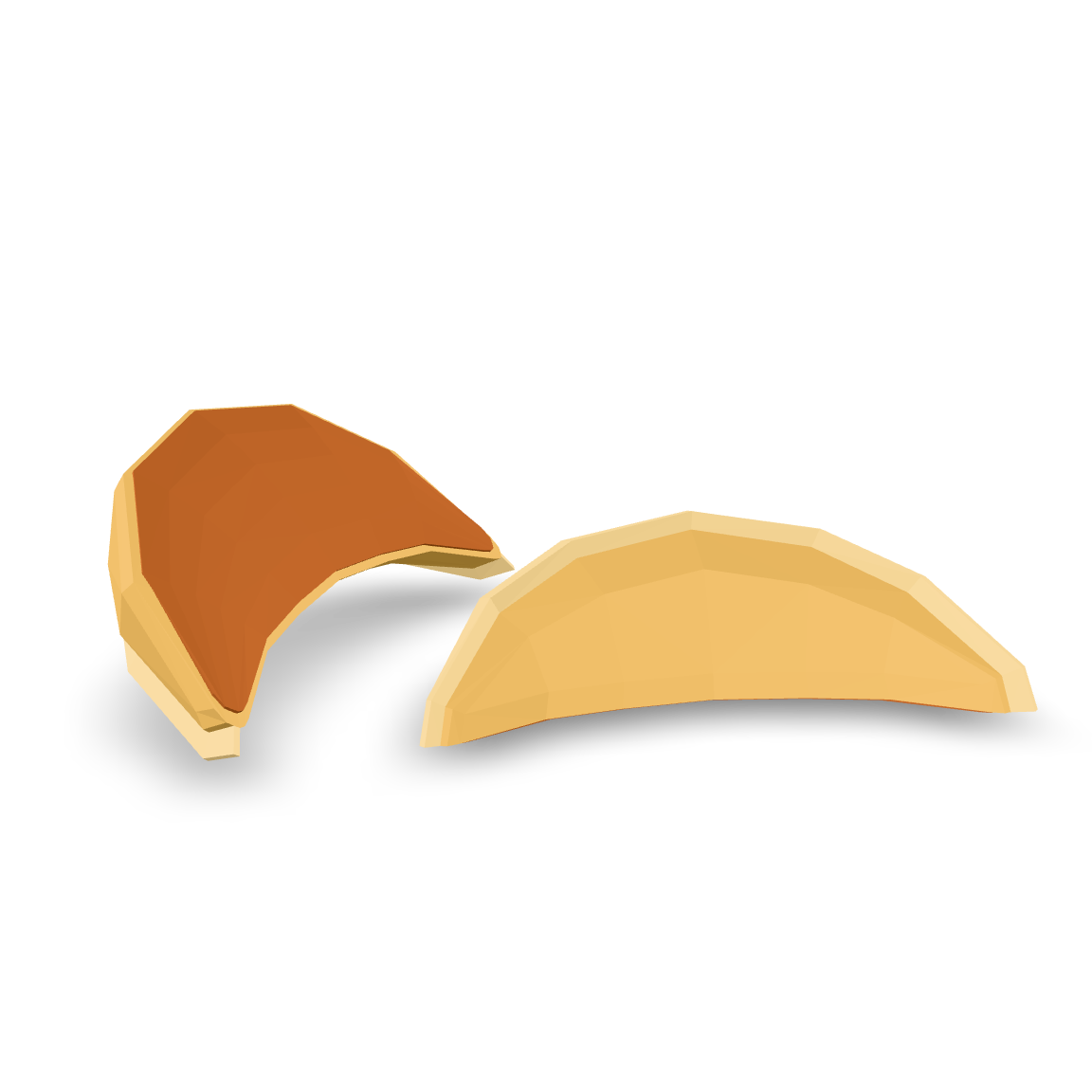 Low Poly Empanadas 3D Model