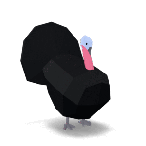 Low Poly Turkey 3D Model
