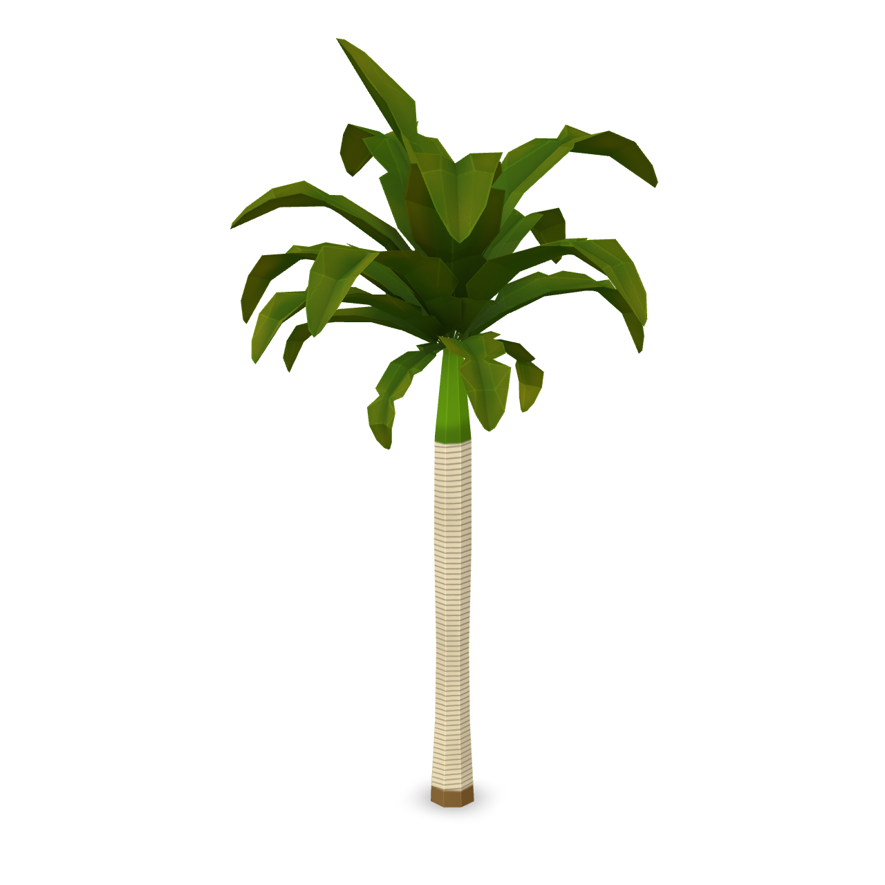 Stylized Palm Tree 3D Model