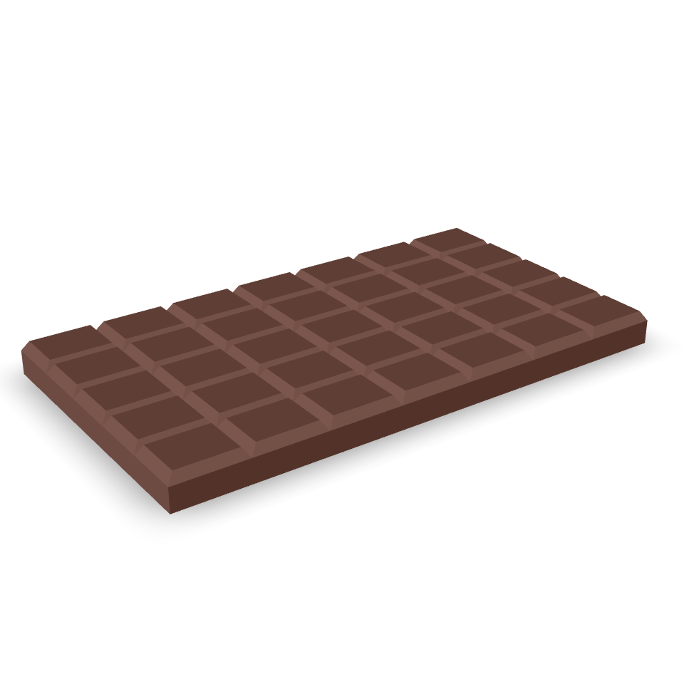 Chocolate Bar Delight 3D Model