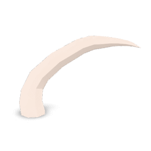 Stylized Curved Tusk 3D Model