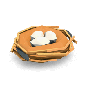 Low Poly Nest 3D Model