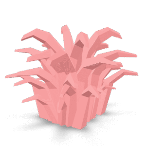 Stylized Bush Plant 3D Model