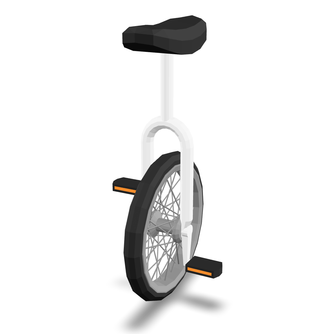 Simple Unicycle Model 3D Model