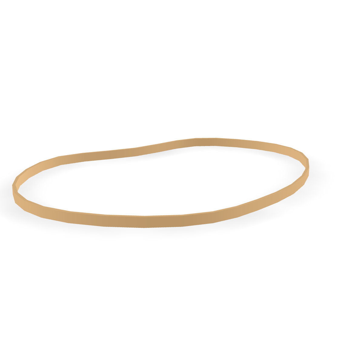Simple Rubber Band 3D Model