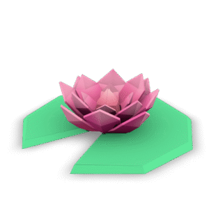 Low Poly Lotus 3D Model