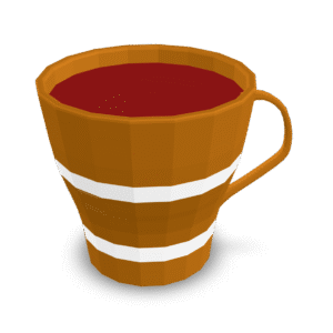 Stylized Coffee Cup 3D Model