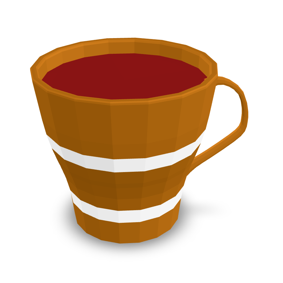 Stylized Coffee Cup 3D Model