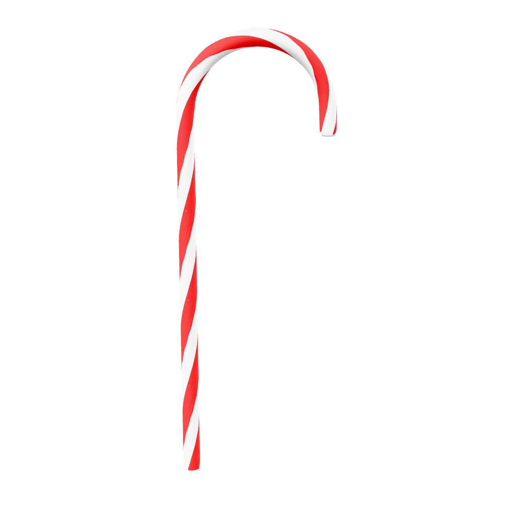 Candy Cane Classic 3D Model