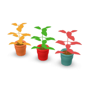Stylized Potted Plants 3D Model