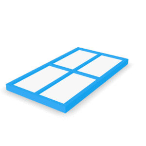 Simple Window Frame 3D Model
