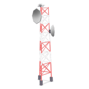 Cell Tower Model 3D Model