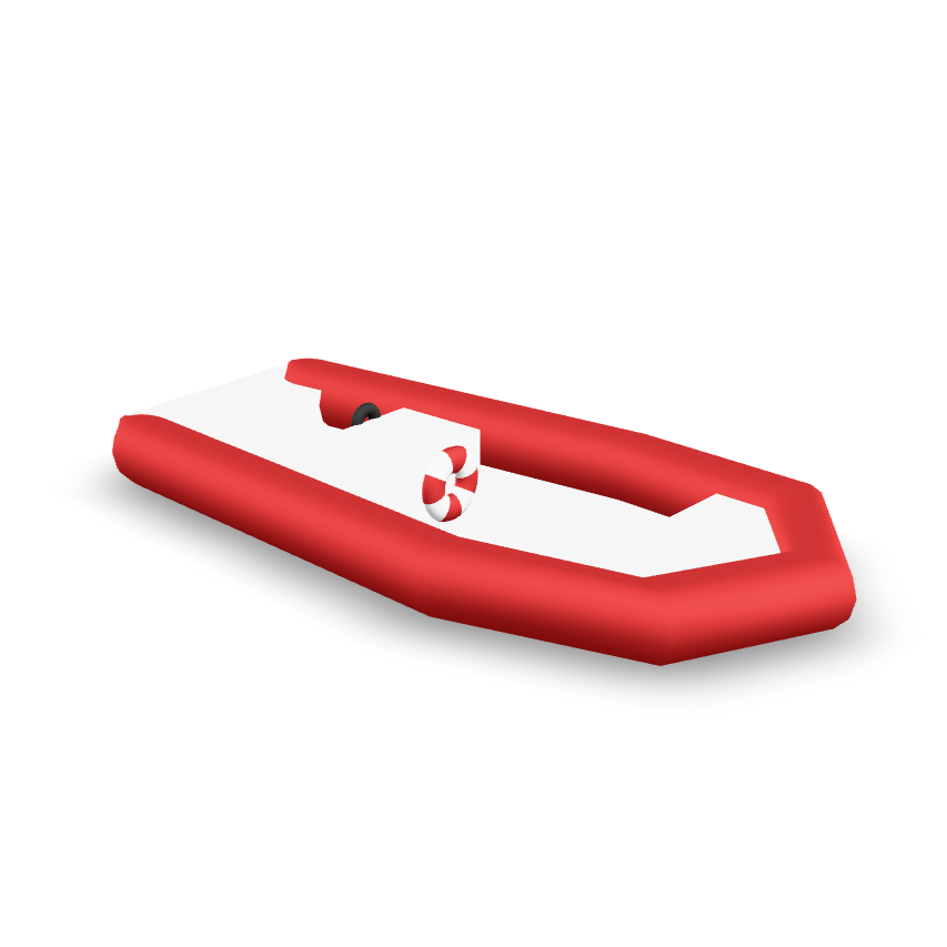 Inflatable Boat 3D Model