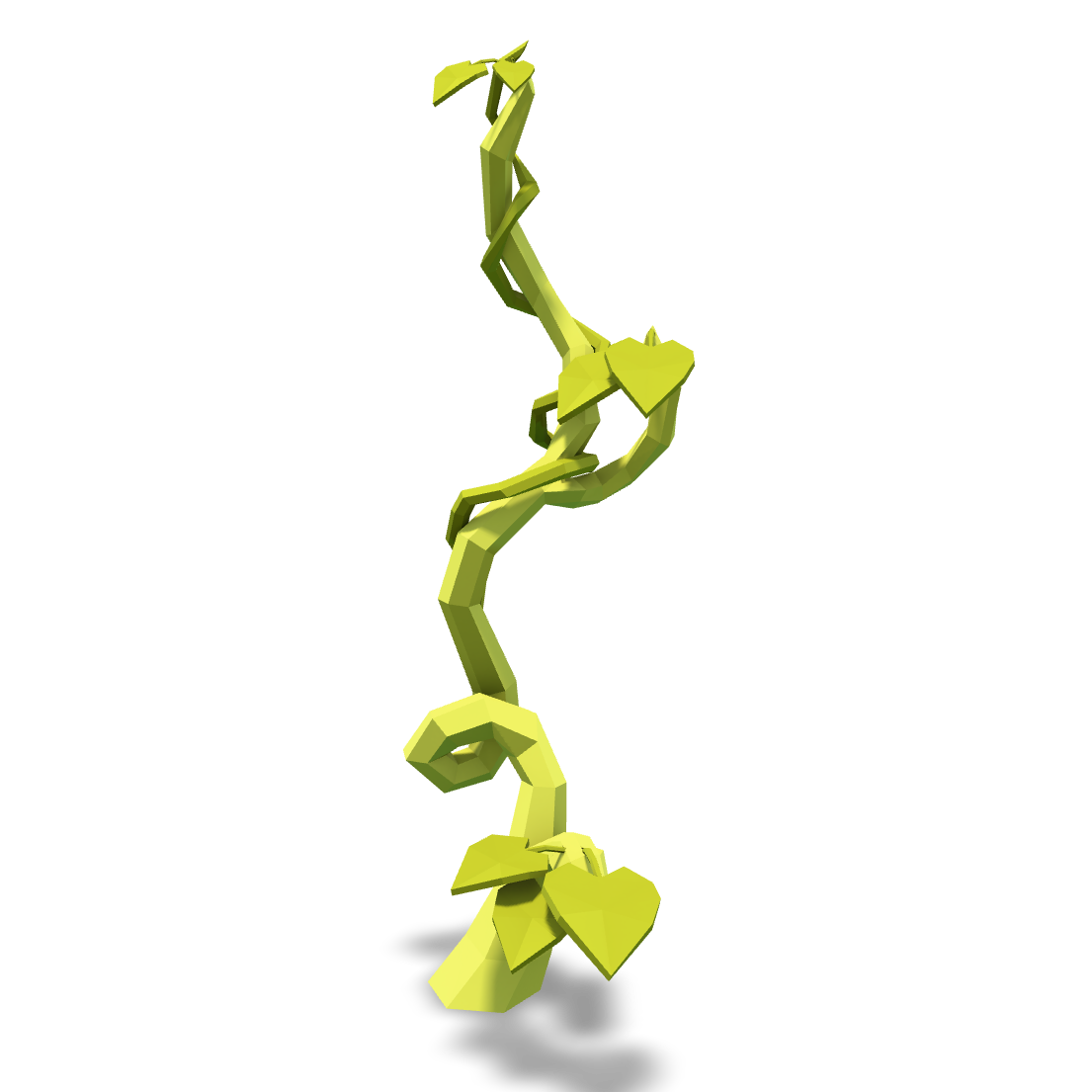 Stylized Vine Plant 3D Model