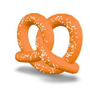 Salty Pretzel Snack 3D Model