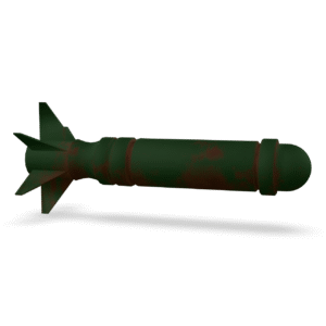 Worn Missile Prop 3D Model