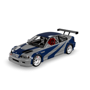 BMW M3 GTR 3D Model