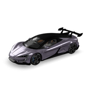 Sleek Sports Car 3D Model