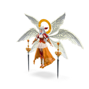 Anime Winged Angel 3D Model