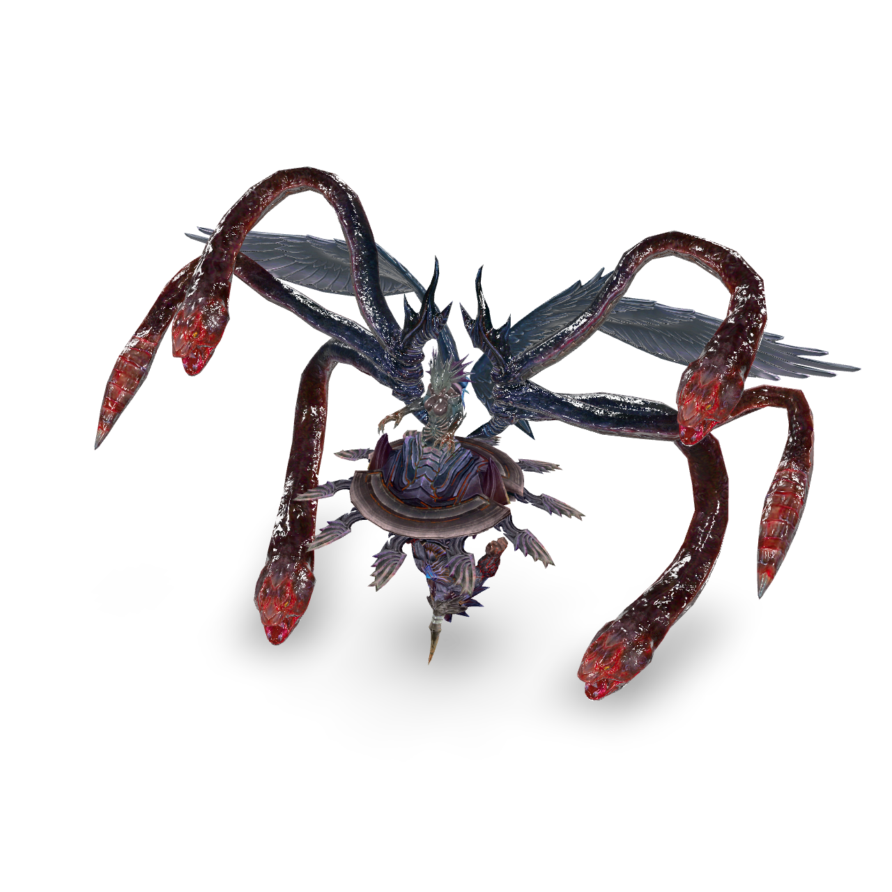 Winged Serpent Queen 3D Model