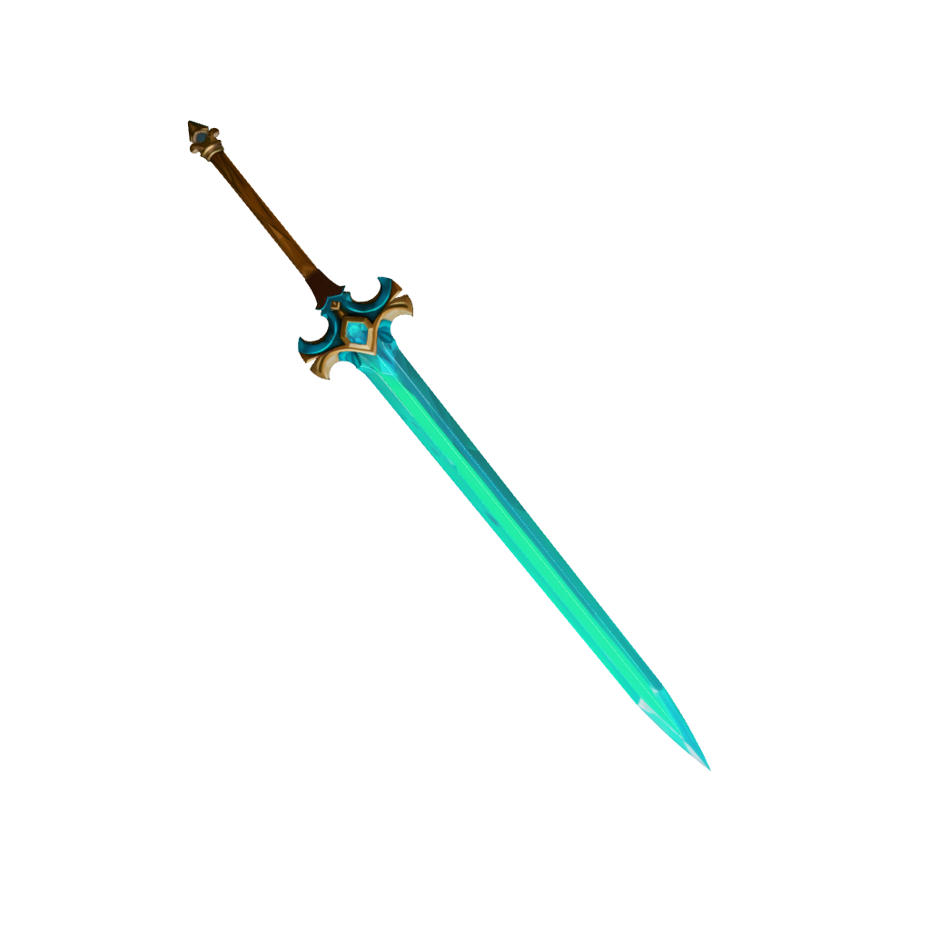 Mystic Crystal Sword 3D Model