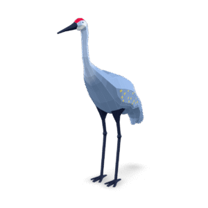 Low Poly Crane 3D Model