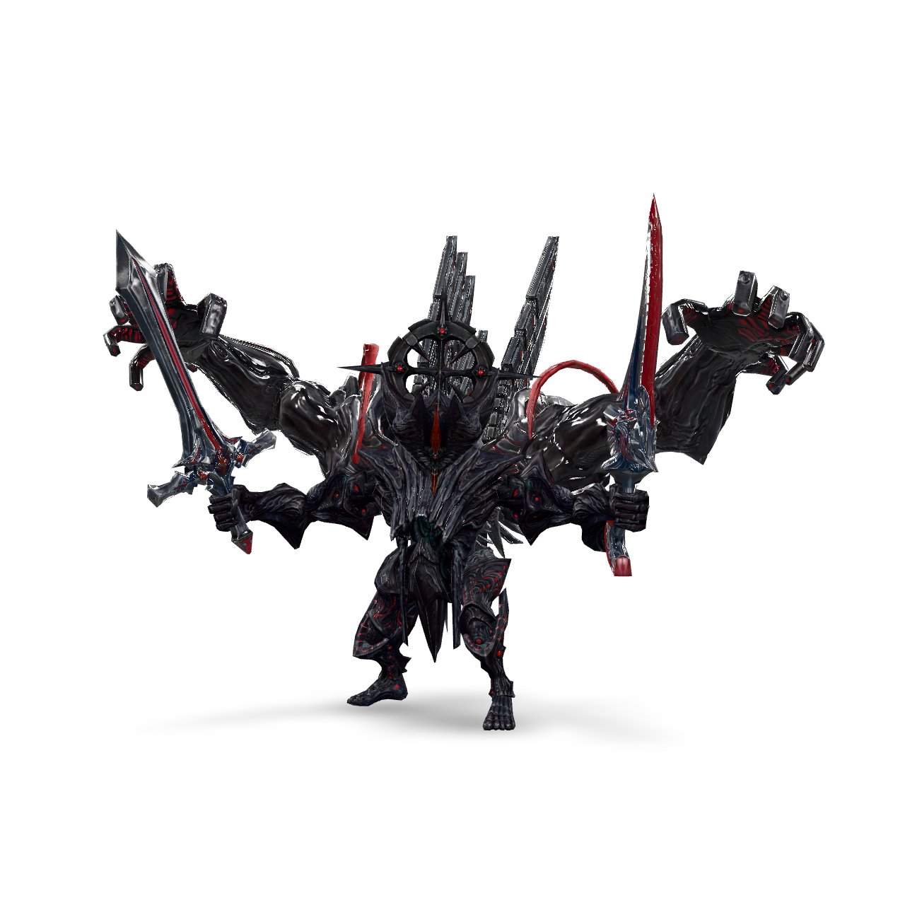 Dark Warrior Swordsman 3D Model