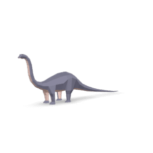 Low Poly Brachiosaurus 3D Model