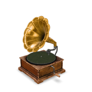 Vintage Gramophone 3D Model