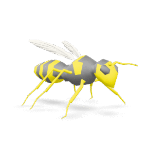 Stylized Wasp 3D Model