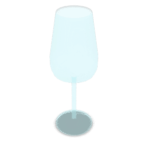 Simple Wine Glass 3D Model