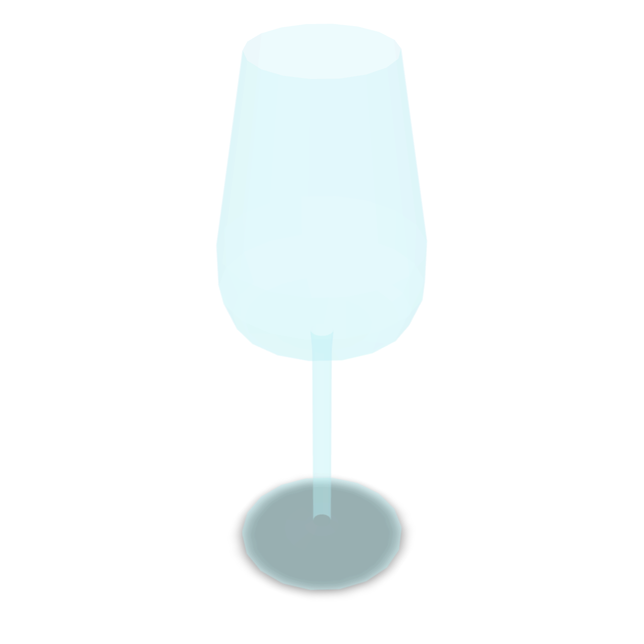 Simple Wine Glass 3D Model