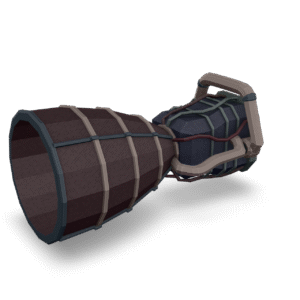 Stylized Rocket Engine 3D Model