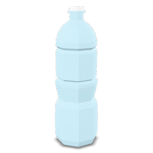 Low Poly Bottle 3D Model