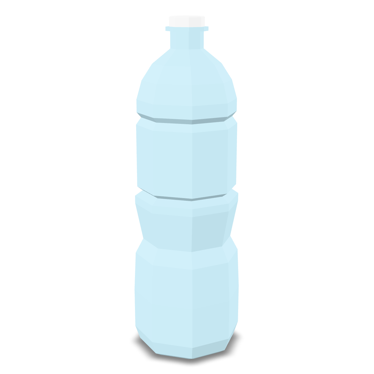 Low Poly Bottle 3D Model