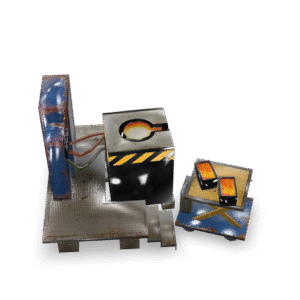 Industrial Furnace Station 3D Model
