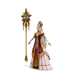 Elegant Priestess Model 3D Model