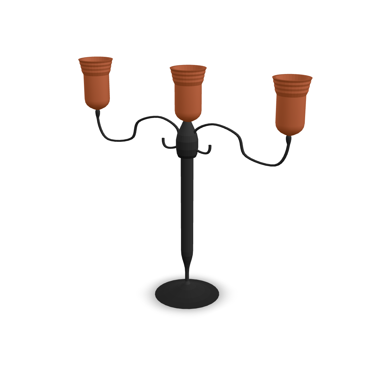 Elegant Candelabra 3D Model