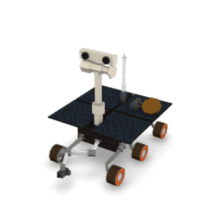 Low Poly Rover 3D Model