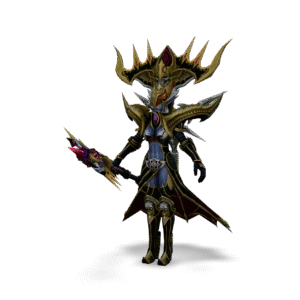 Dark Elf Sorceress 3D Model