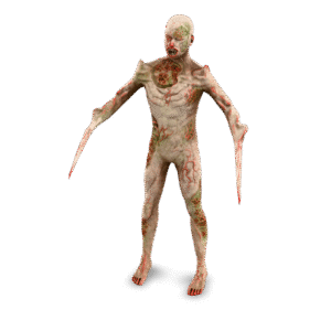 Horror Mutant Creature 3D Model