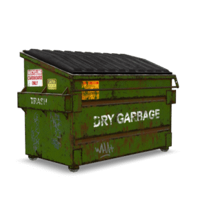 Industrial Dumpster Prop 3D Model
