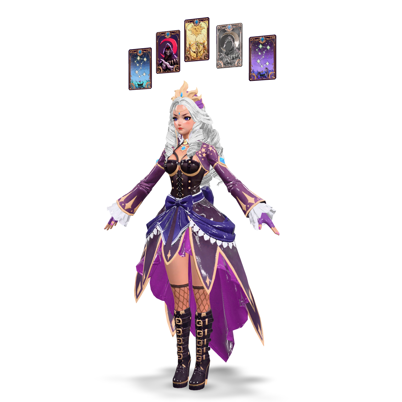 Arcane Sorceress Character 3D Model